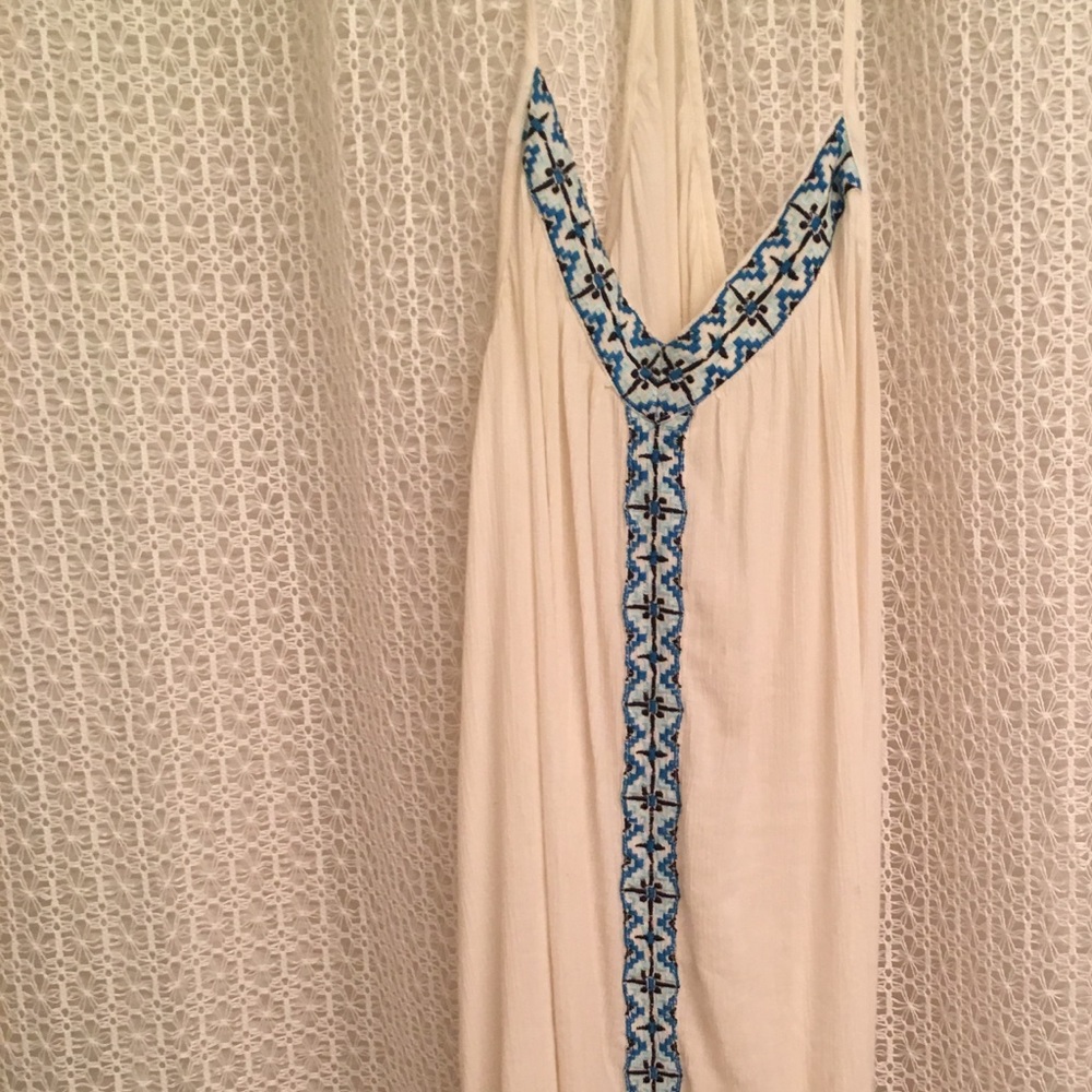 Aerie White tribal dress
